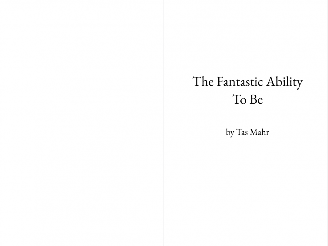 The fantastic ability to be page 1